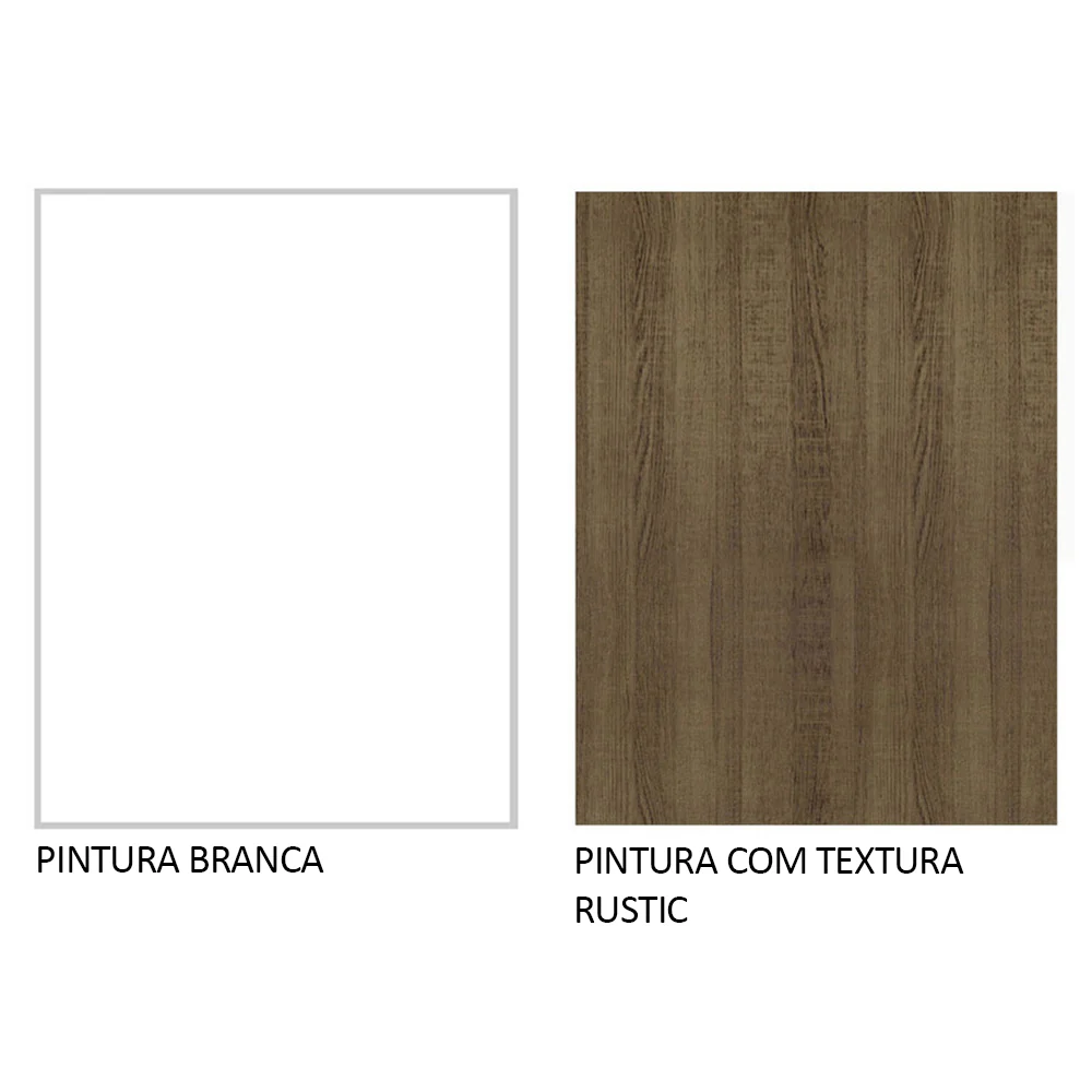 Guarda-Roupa Solteiro 2 Portas de Correr Branco/Rustic Milano Madesa - Image 10