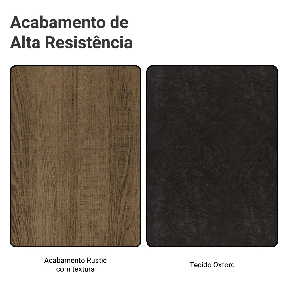 Kit 2 Cadeiras de Jantar 4256 com Espaldar Rustic/Oxford Madesa - Image 10