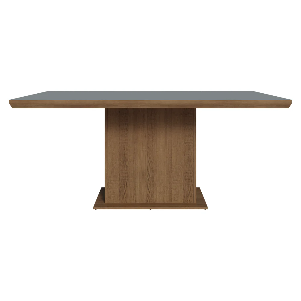 Mesa de Jantar Retangular Tampo com Moldura Rustic/Cinza 5275 Madesa - Image 4