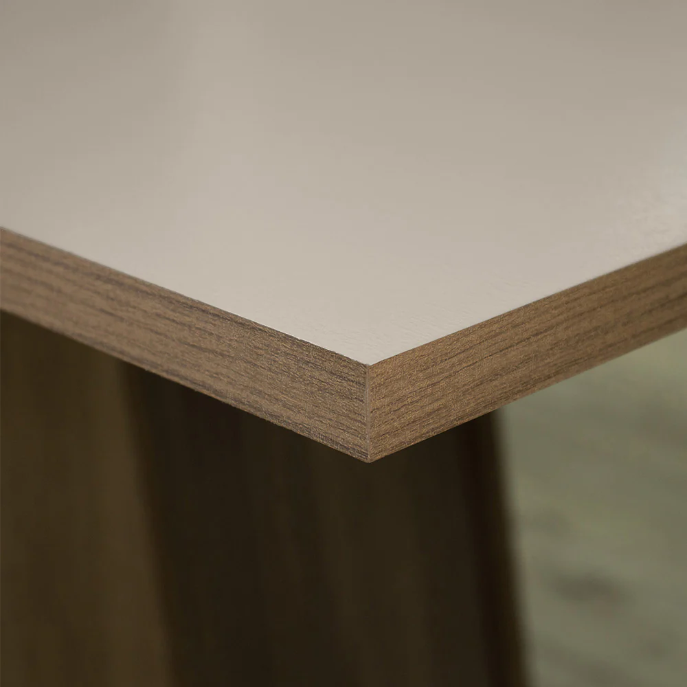 Mesa de Jantar Retangular com Tampo de Madeira Rustic/Crema 5388 Madesa - Image 5