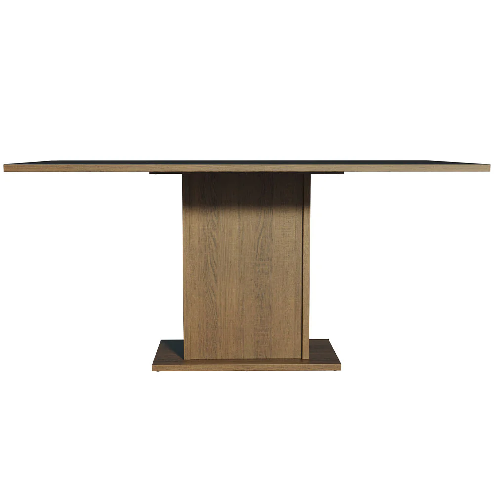 Mesa de Jantar Retangular Tampo de Madeira Rustic/Preto 5275 Madesa - Image 4