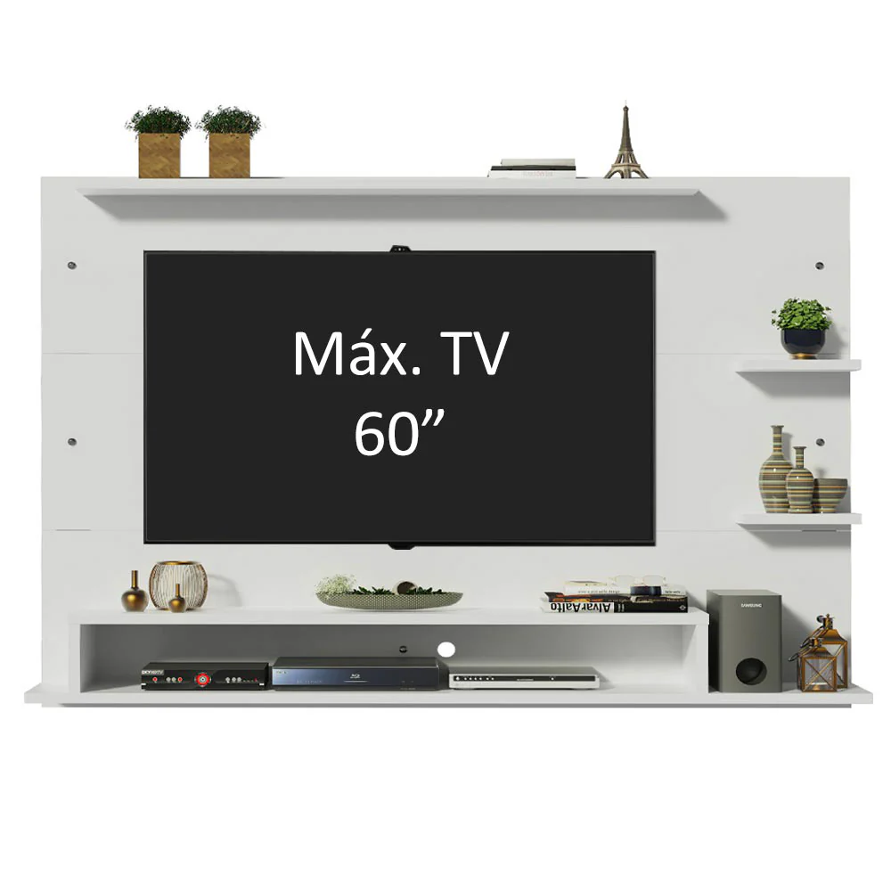 Painel para TV até 60 Polegadas Madesa Alfa Branco - Image 5