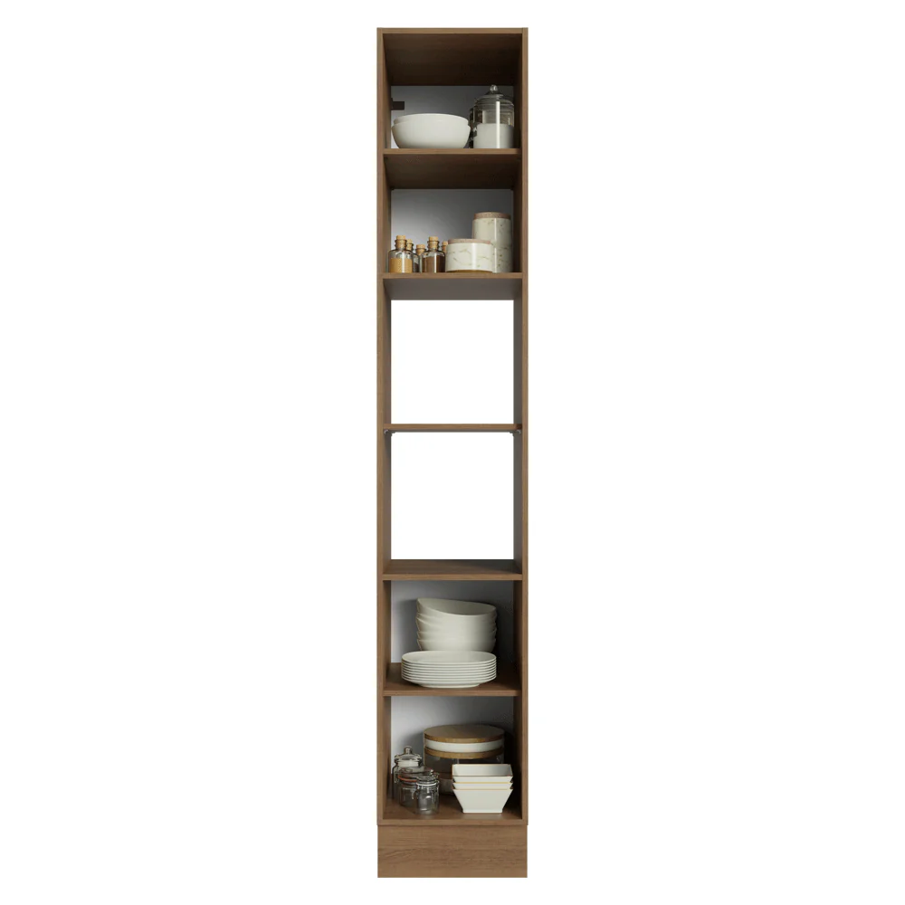 Paneleiro 40 cm 2 Portas e 2 Nichos Rustic Stella Madesa - Image 5