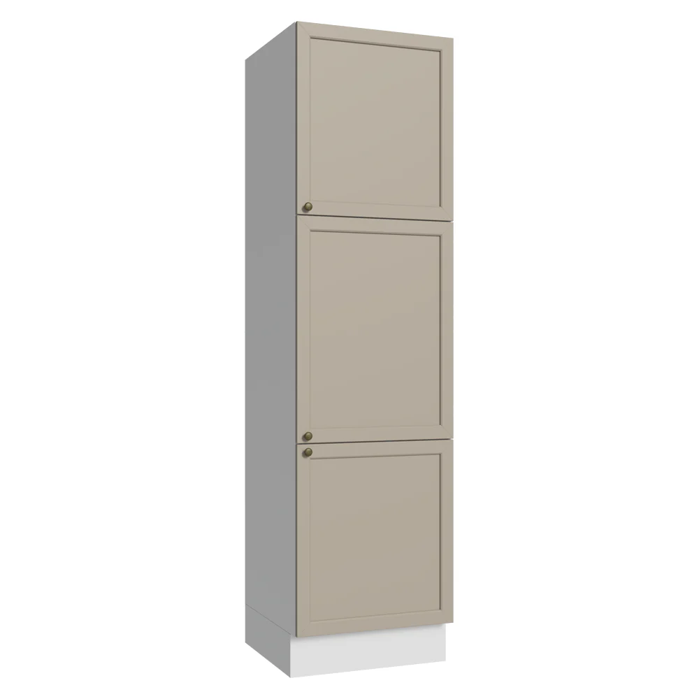 Paneleiro 60 x 60 cm 3 Portas Branco/Crema Vik Madesa