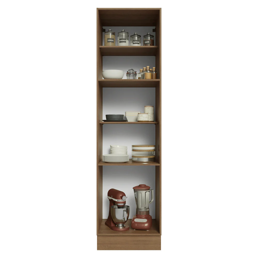 Paneleiro 60 cm 3 Portas Rustic/Branco Vik Madesa - Image 5