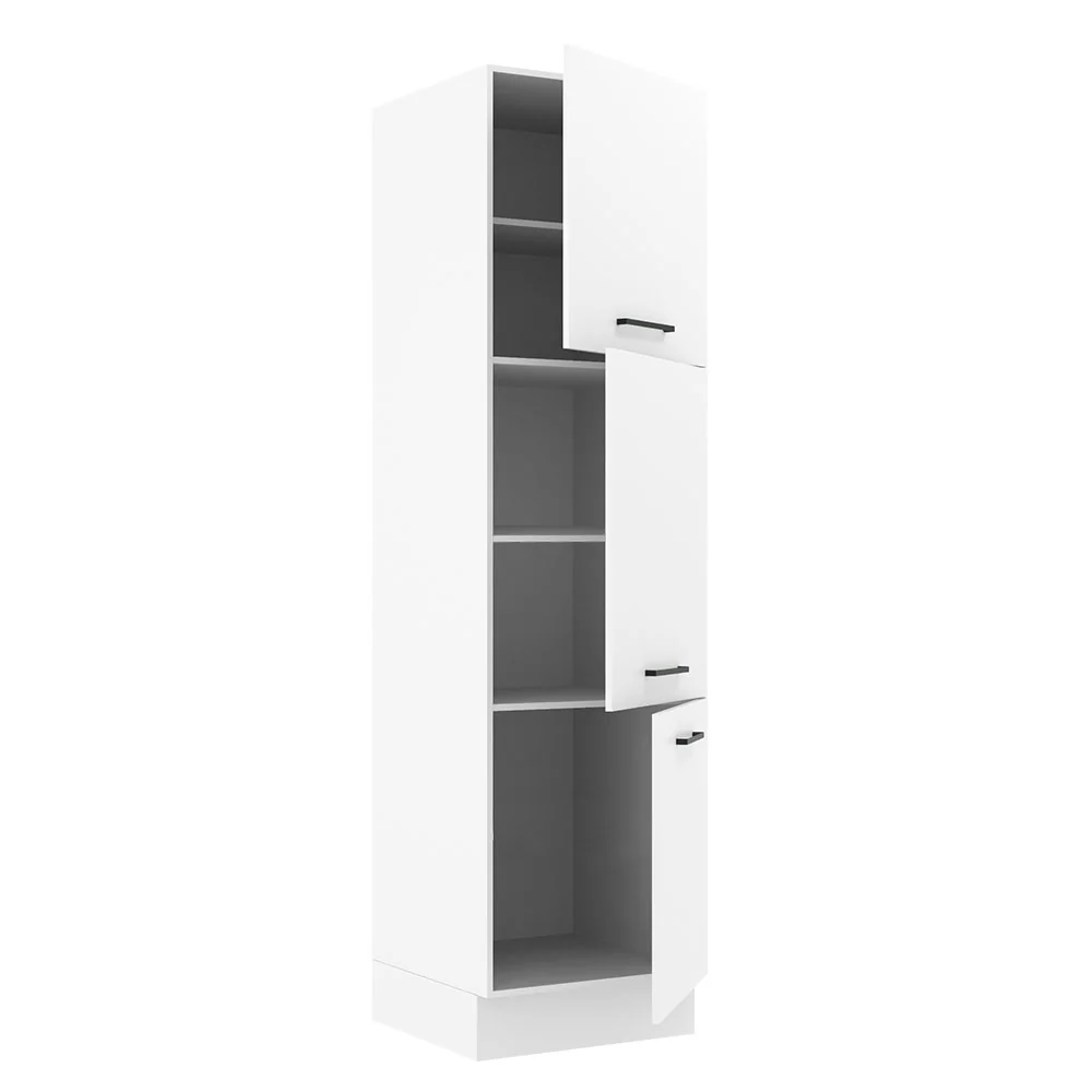 Paneleiro Madesa Agata 60 cm 3 Portas Branco - Image 4