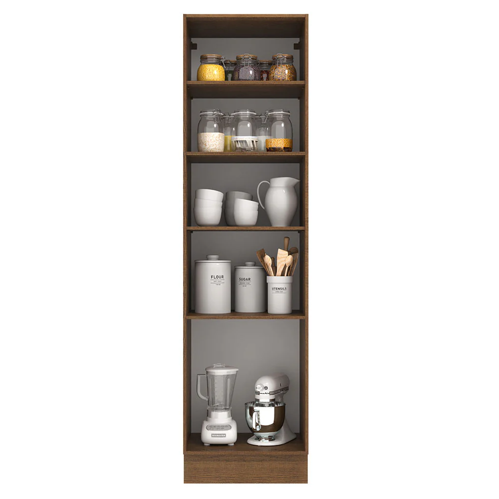 Paneleiro Madesa Agata 60 x 60 cm 3 Portas Rustic/Cinza - Image 3