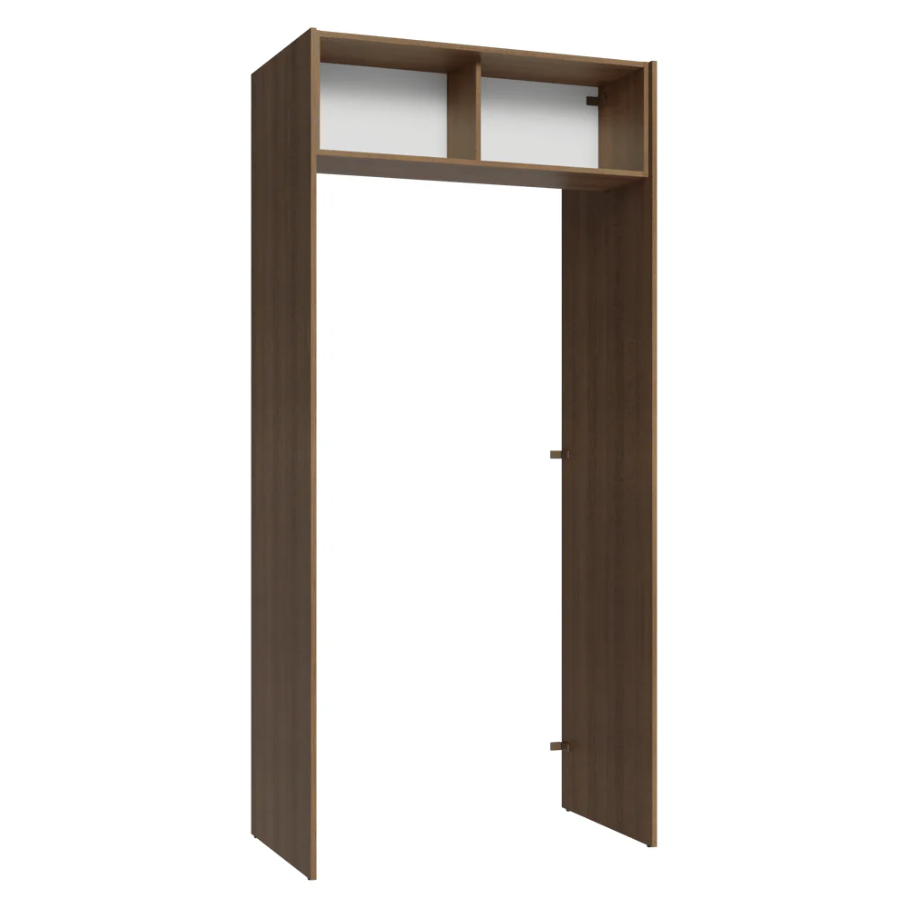Porta-Geladeira 103 cm 1 Porta Basculante Rustic/Preto Glamy Madesa - Image 11