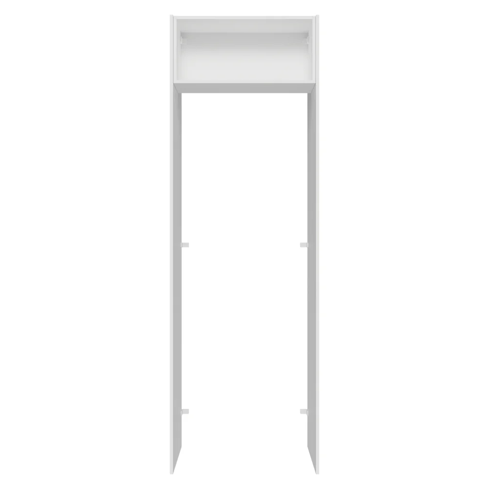 Porta-Geladeira 73 cm 1 Porta Basculante Branco/Preto Agata Madesa - Image 10