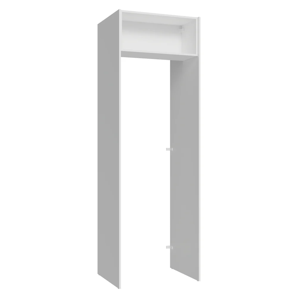 Porta-Geladeira 73 cm 1 Porta Basculante Branco/Rustic Stella Madesa - Image 11