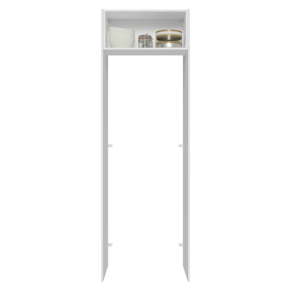 Porta-Geladeira 73 cm 1 Porta Basculante Branco/Verde Vik Madesa - Image 4