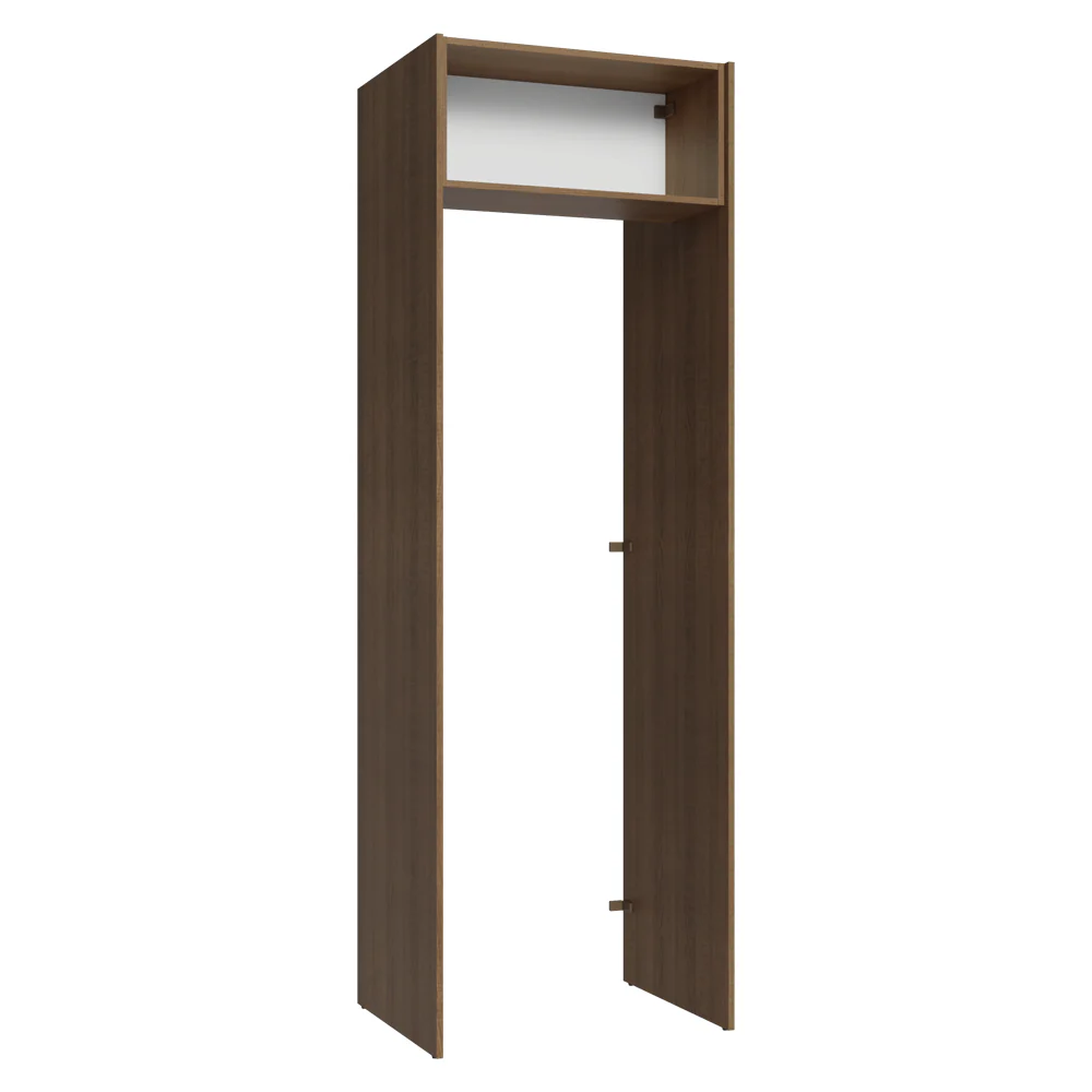 Porta-Geladeira 73 cm 1 Porta Basculante Rustic/Branco Vik Madesa - Image 12