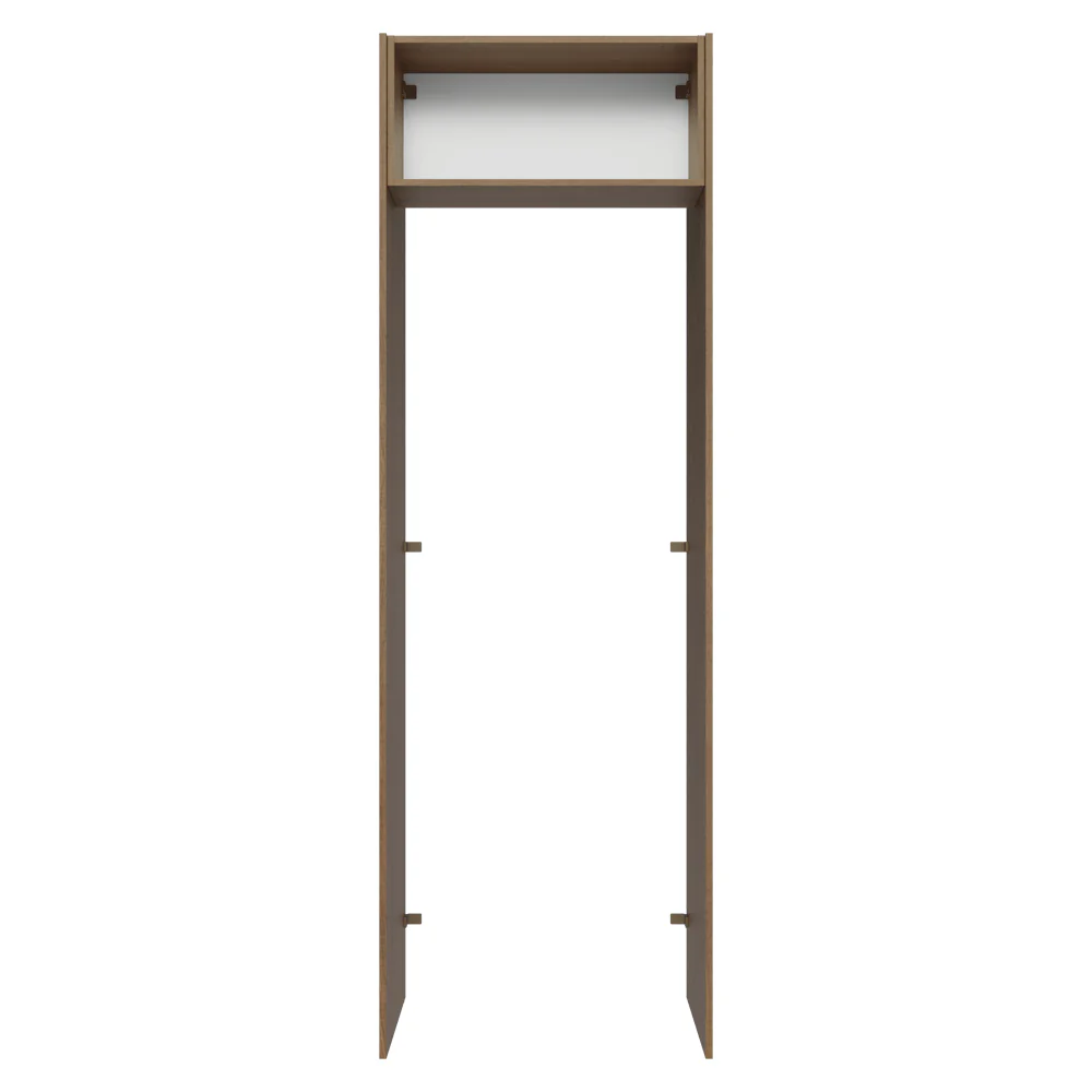 Porta-Geladeira 73 cm 1 Porta Basculante Rustic/Cinza Lux Madesa - Image 11