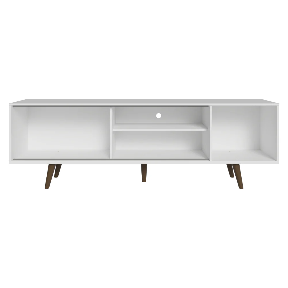 Rack Madesa Dubai para TV até 65 Polegadas com Pés Branco/Rustic 095Z - Image 9