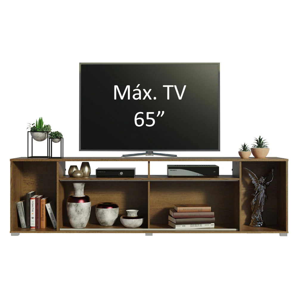 Rack para TV até 65 Polegadas Madesa Cancun Rustic - Image 4