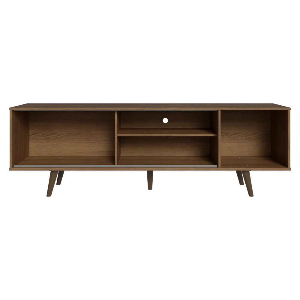 Rack para TV até 80 Polegadas 160cm com Pés Rustic/Branco/Rustic Torino Madesa - Image 7