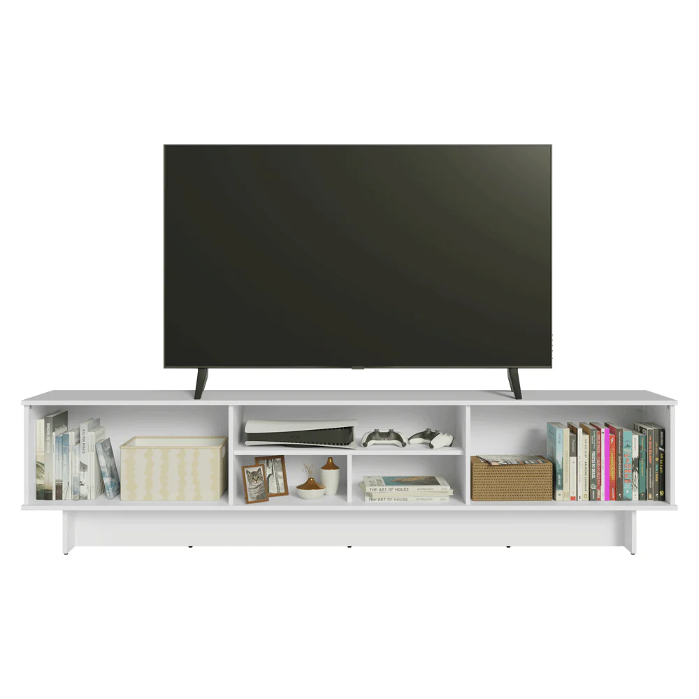 Rack para TV até 80 Polegadas 218 cm 2 Portas Branco Agata Madesa - Image 10
