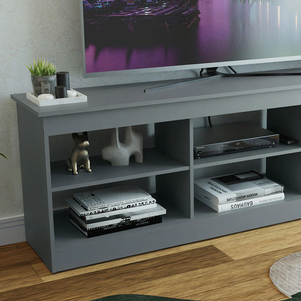 Rack para TV até 80 Polegadas Cinza Madesa - Image 10