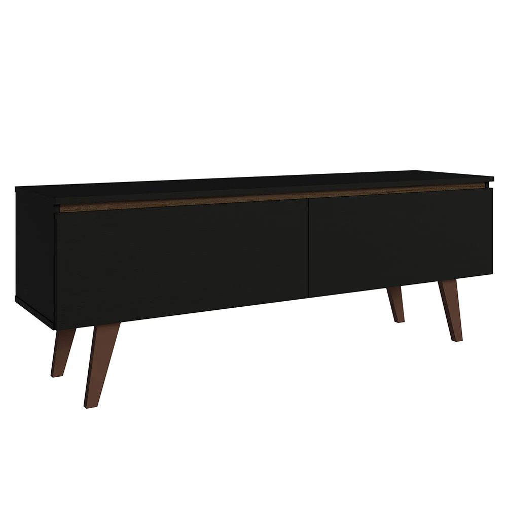 Rack para TV até 55 Polegadas Madesa Le Mans com 2 Portas Rustic/Preto - Image 2